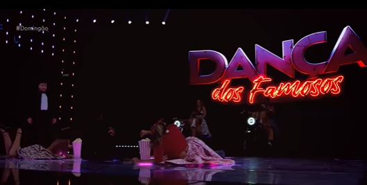 Dança dos Famosos é um dos principais quadros do programa Domingão com Huck. Letícia Colin causou polêmica na atração (Créditos: Reprodução)