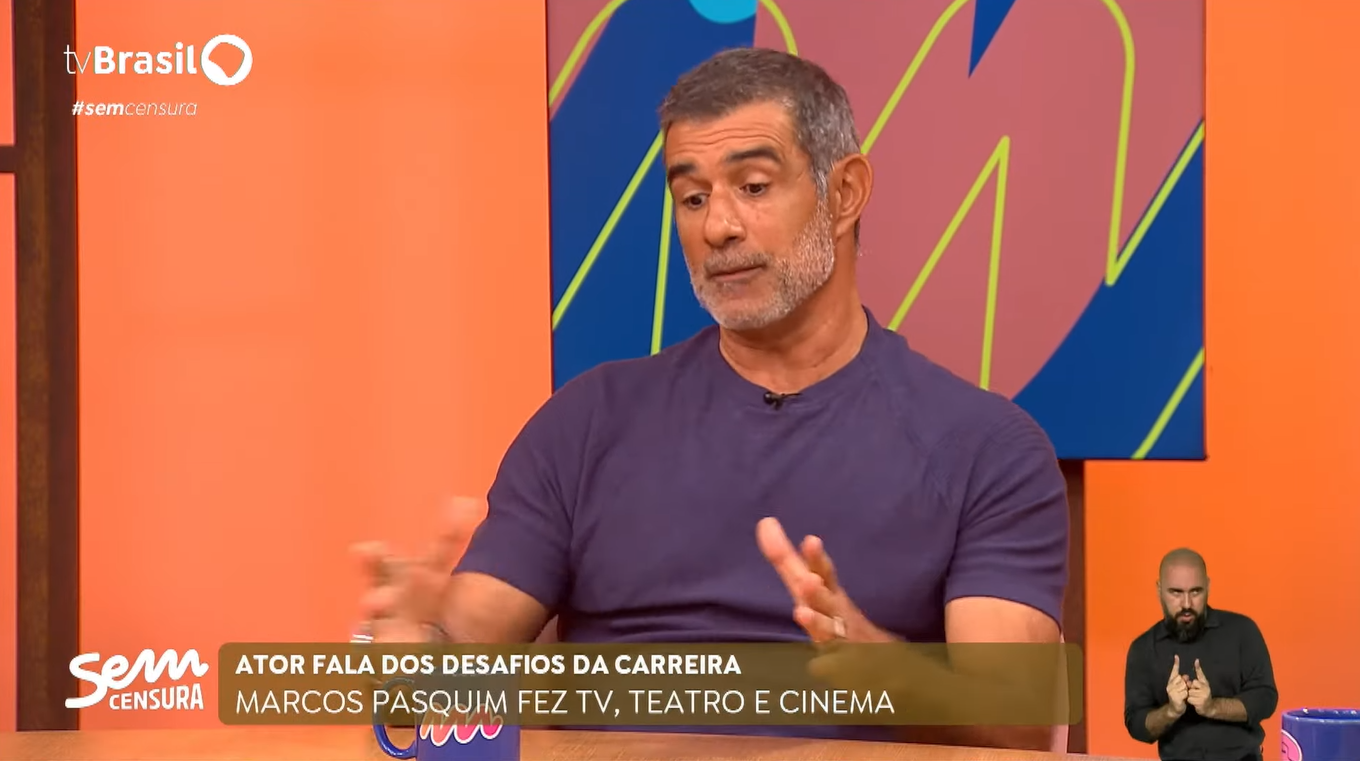 Marcos Pasquim já foi considerado um galã na dramaturgia da TV Globo, mas agora perdeu espaço na emissora carioca (Créditos: Reprodução)