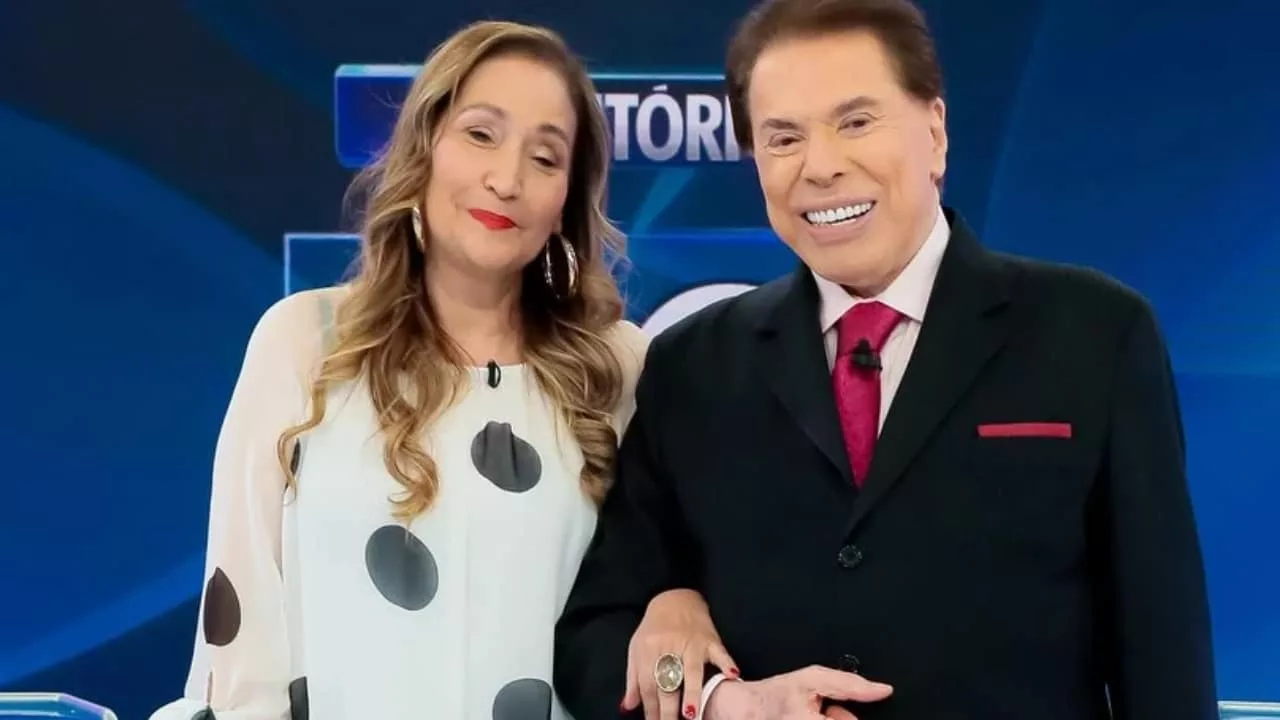 Sonia Abrao e Silvio Santos