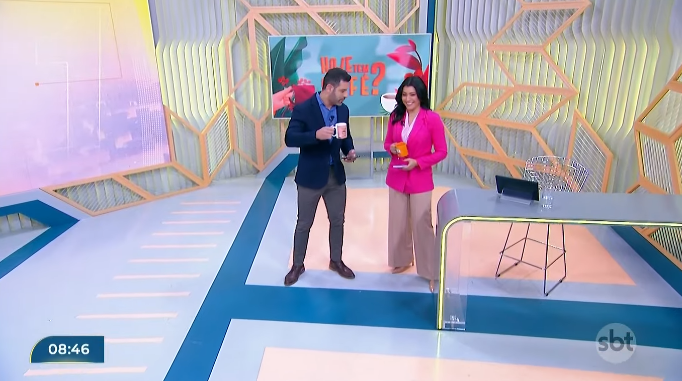 Darlisson Dutra e Dani Brandi no Primeiro Impacto (Créditos: Reprodução)