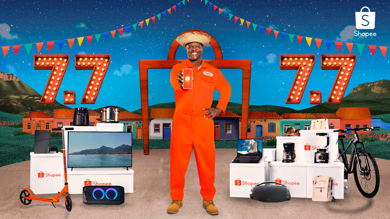 Terry Crews (Crédito: Divulgação/Shopee)