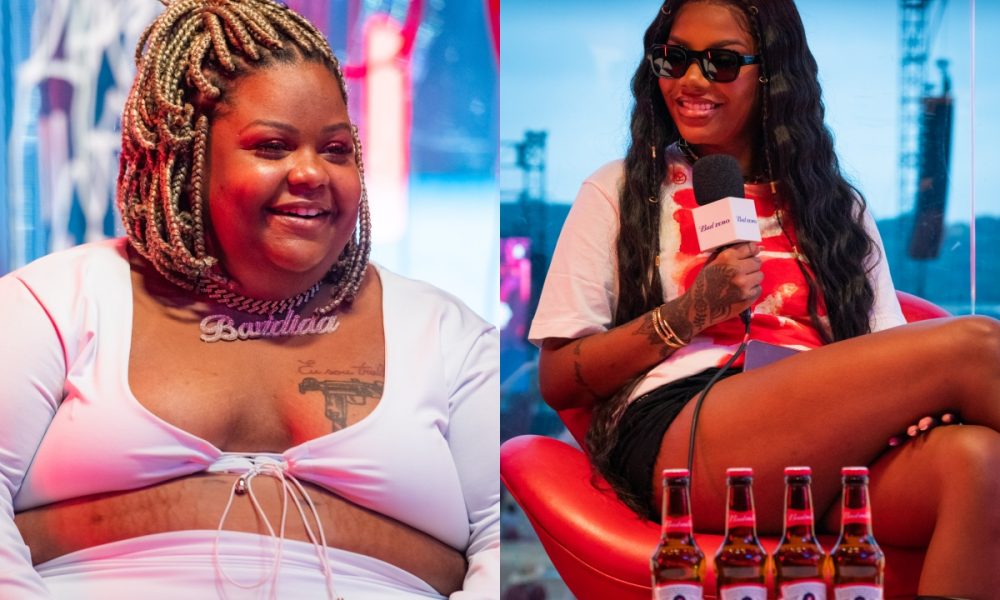 Mc Carol e Ludmilla estiveram entre os artistas convidados pela Budweiser (Divulgação/ Budweiser)