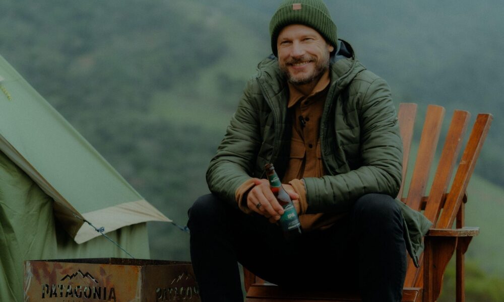 Rodrigo Hilbert em aventura com Cerveza Patagonia (Foto: Lucas Tomazzoni)