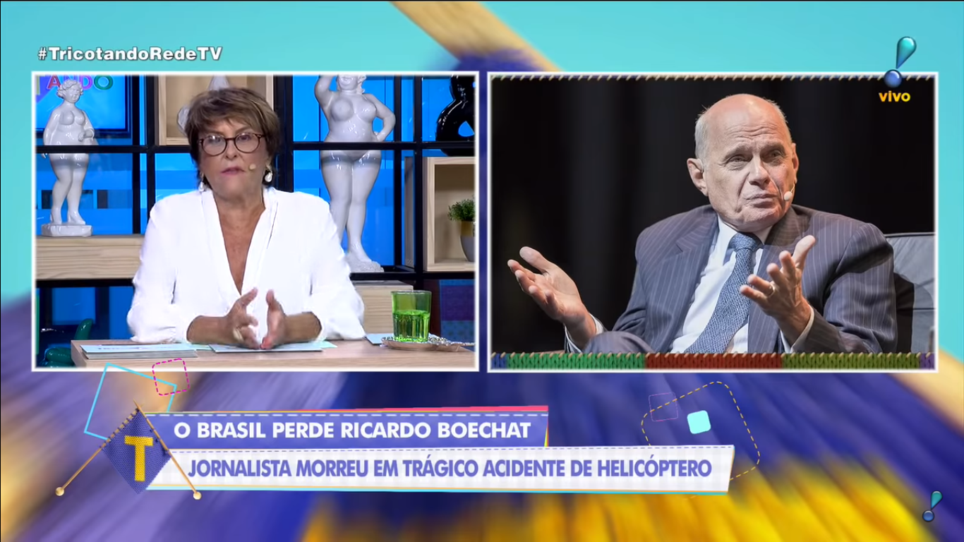 Sensitiva da RedeTV!, Marcia Fernandes previu morte de Ricardo Boechat ao vivo. (Foto: RedeTV!)