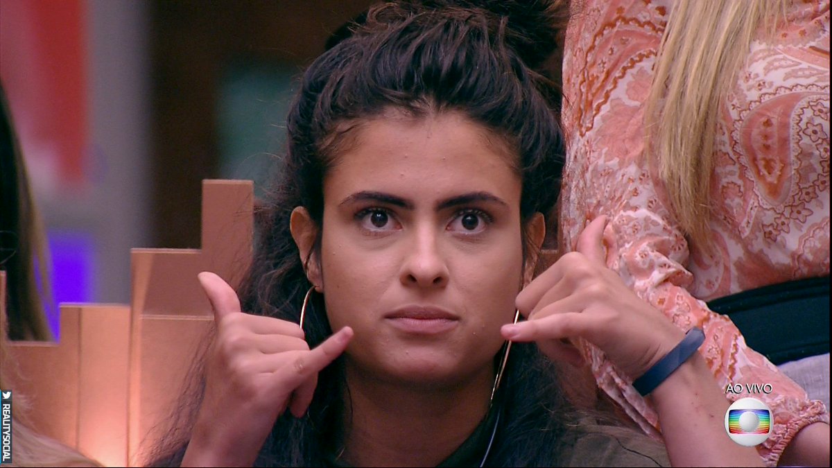 Casa de vidro: Internautas pedem retorno de Hana ao BBB 19. (Foto: TV Globo)