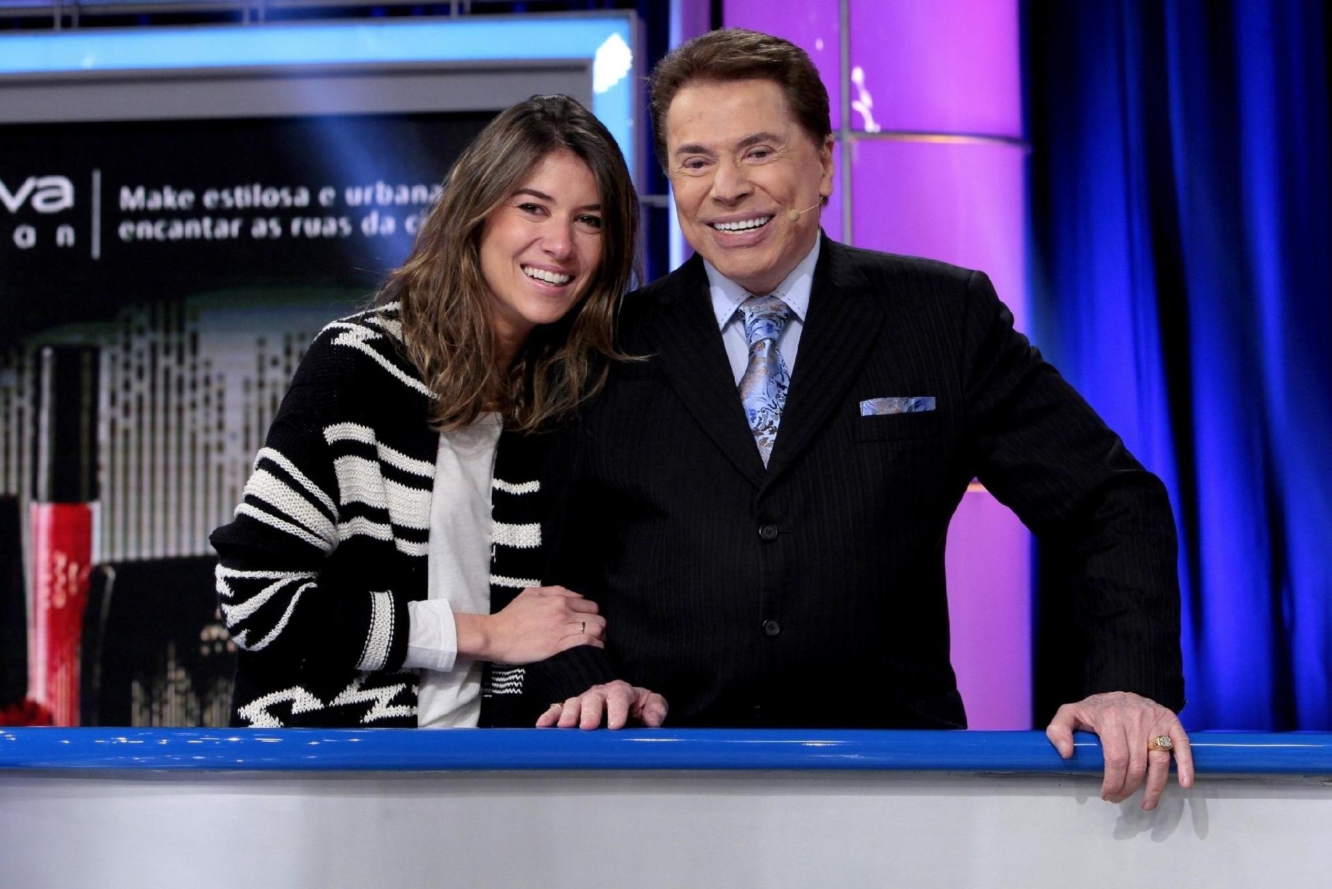 Rebeca Abravanel e Silvio Santos