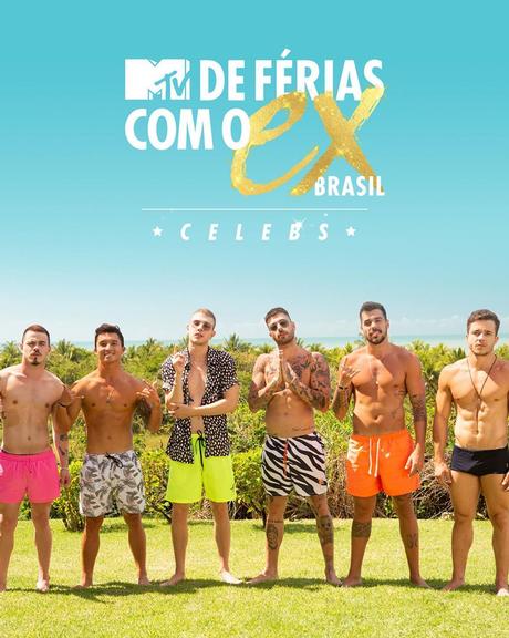 Elenco masculino da quinta edição do reality show De Férias com o Ex Brasil. (Foto: Divulgação/MTV)