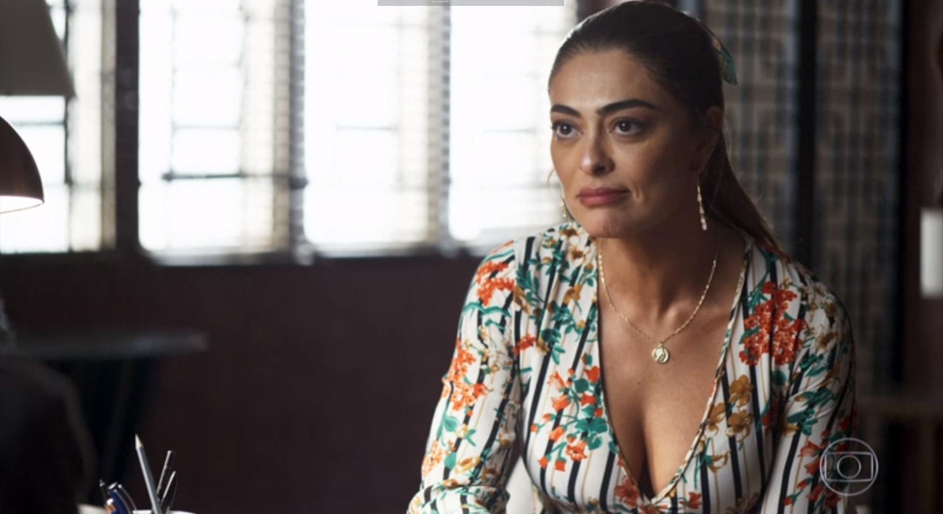 Maria da Paz (Juliana Paes) em cena na novela A Dona do Pedaço, exibida no horário nobre da Globo. (Foto: Reprodução)