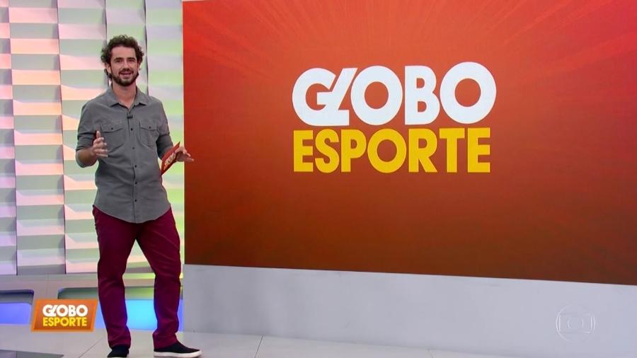 Felipe Andreoli no Globo esporte. Foto reprodução