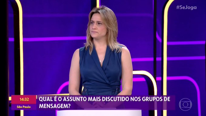 Fernanda Gentil é uma das apresentadoras do programa Se Joga, exibido diariamente nas tardes da Globo. (Foto: Reprodução/TV Globo)