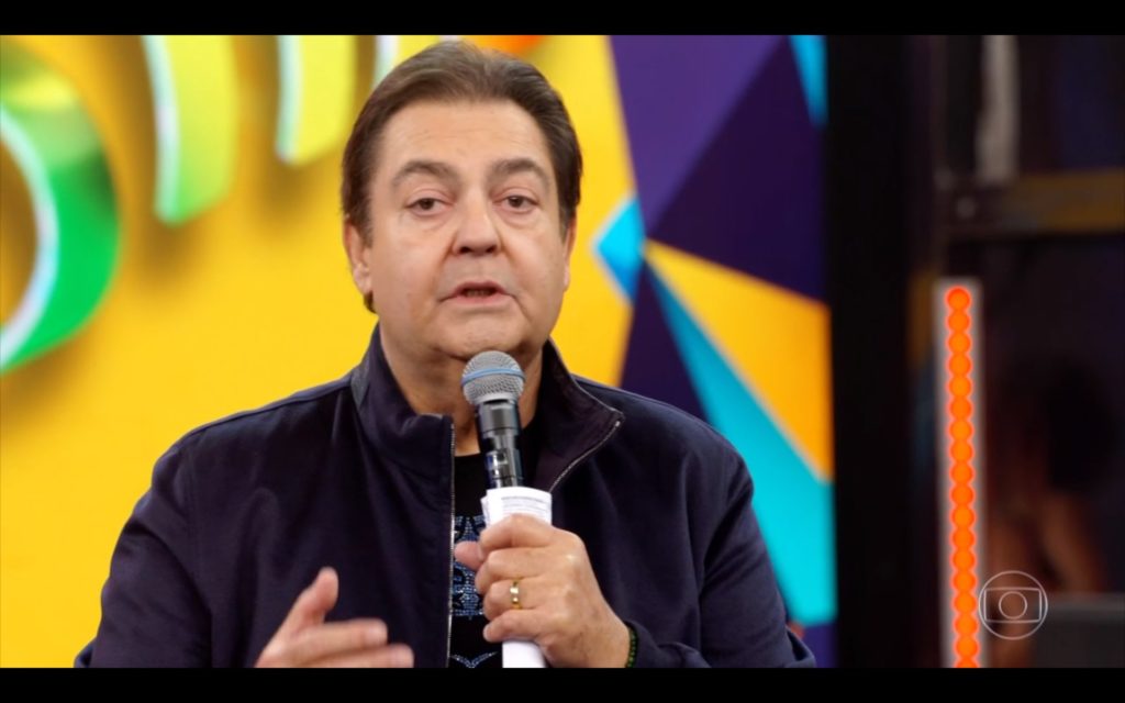 Faustão também teria declarado sobre o fim do programa, mas a assessoria da Globo negou qualquer boato de fim da atração. (Foto: Reprodução)