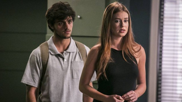 Marina Ruy Barbosa e Felipe Simas em Totalmente Demais como Eliza e Jonatas na Globo (Foto: Reprodução)