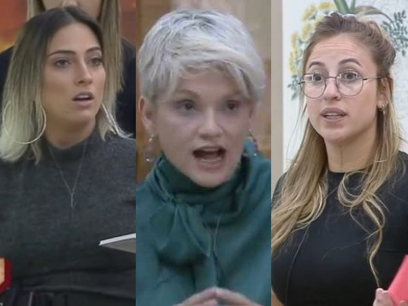 Tati Dias, Andréa Nóbrega e Bifão já foram eliminadas do reality show A Fazenda 2019. (Foto: Reprodução/Montagem)