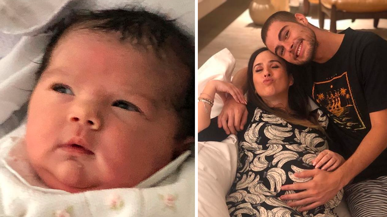 Tatá Werneck, Rafael Vitti e a filhinha do casal Clara Maria (Foto: Reprodução/Instagram)