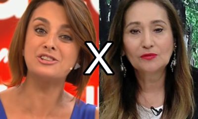 Catia Fonseca e Sonia Abrão (Reprodução/Band/Rede TV!)