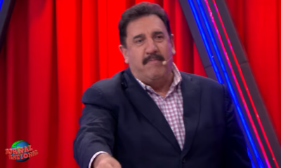 O apresentador Ratinho durante programa no SBT (Créditos: Reprodução)