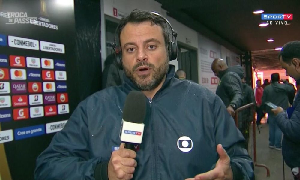 O repórter é um dos principais nomes da TV Globo em transmissões. Foto reprodução