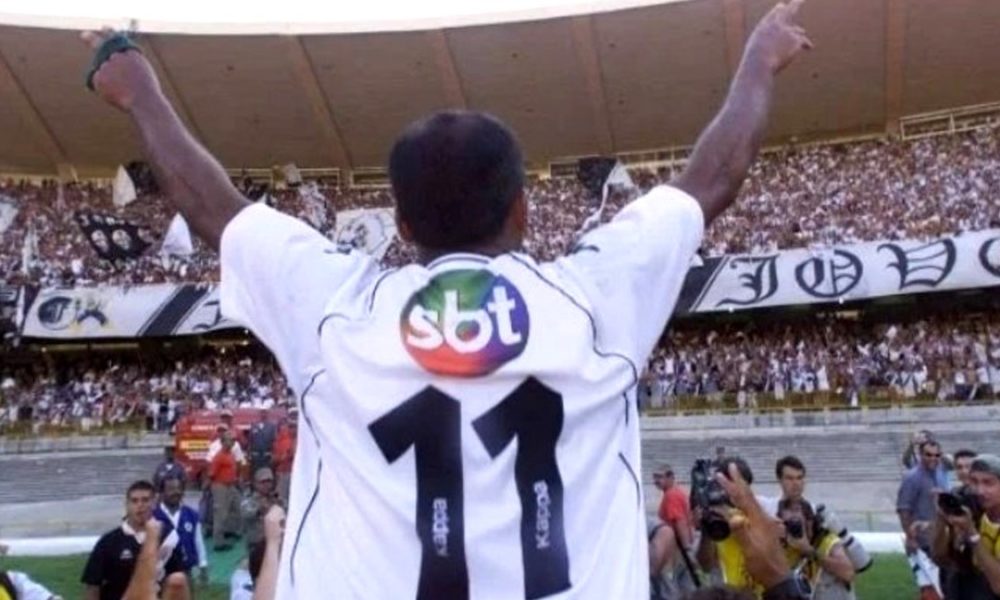 O dia que o Vasco peitou a rede Globo exibindo a marca do SBT em seu uniforme