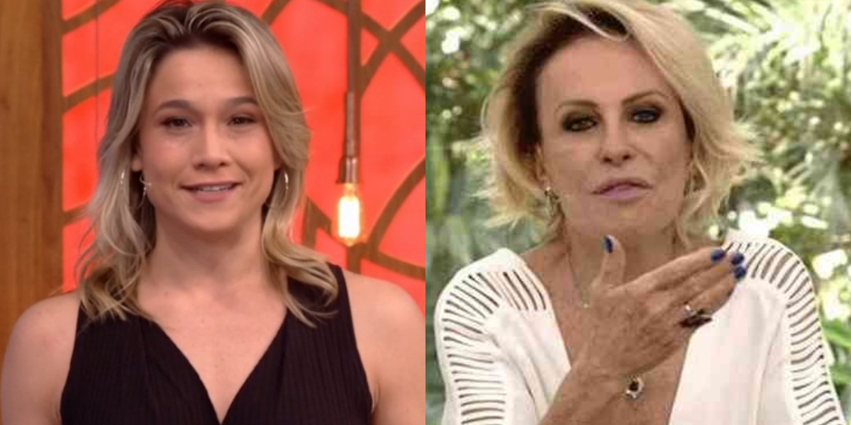 A princípio, Fernanda Gentil apareceu ao vivo no programa de Ana Maria Braga para contar novidades do Se Joga (Foto: Reprodução)