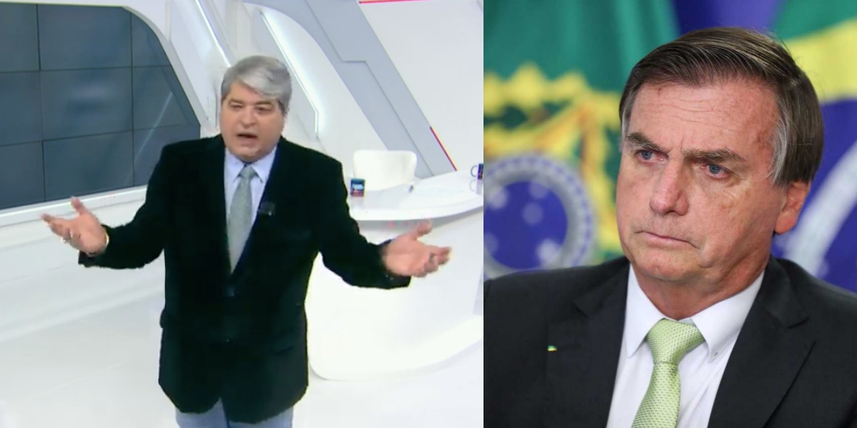 Datena e Presidente Bolsonaro (Foto: Reprodução)