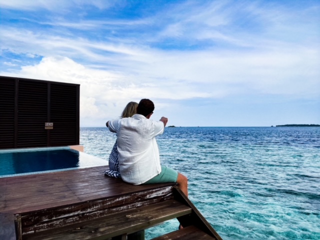 Juliana Kelling passa lua de mel nas Maldivas. (Foto: Arquivo Pessoal)