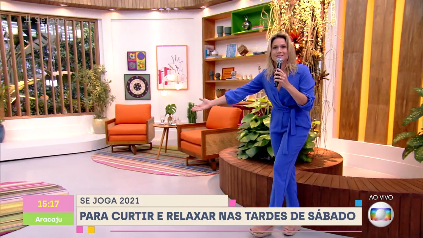 O programa Se Joga voltou ao ar com Fernanda Gentil no comando na Globo (Créditos: Reprodução)