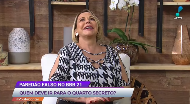 Claudete Troiano não se segurou ao vivo em conversa com Márcia Sensitiva sobre o BBB21 (Créditos: Reprodução)