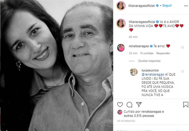 Por fim, não é a primeira vez que o casal encanta os seguidores nas redes. Foto reprodução