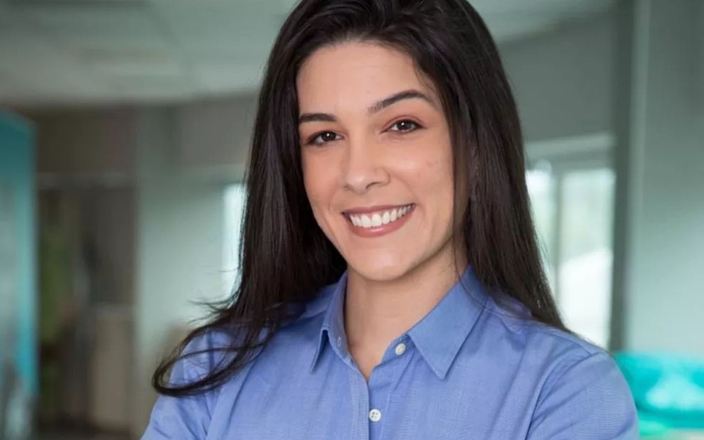 Renata Silveira na Globo. Foto: Globo