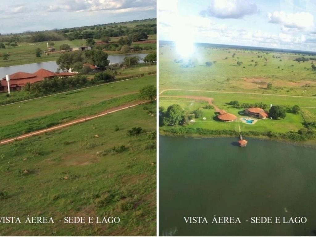 Visão aérea da fazenda de Amado Batista (Foto: imóvelweb)