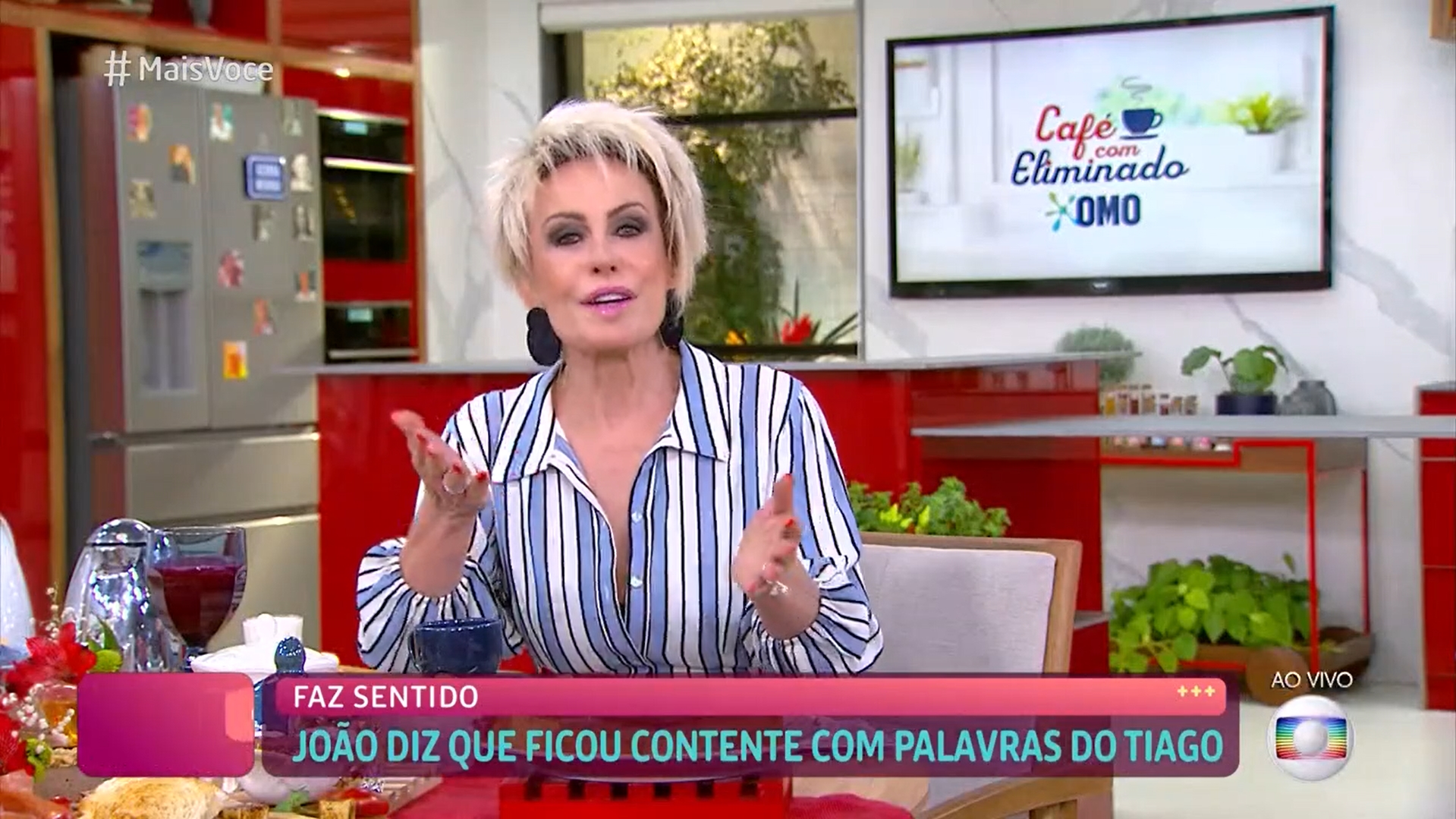 Ana Maria Braga comanda o 'Mais Você' (Foto: Reprodução)