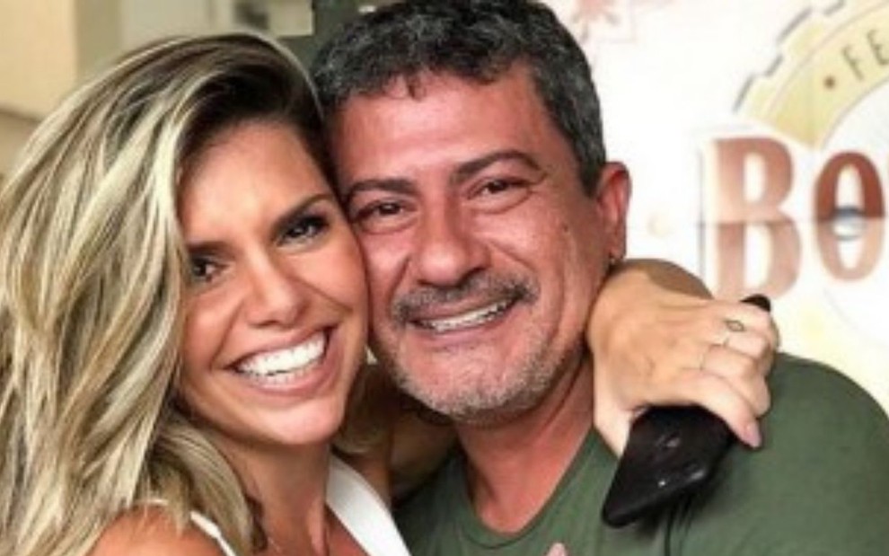 Tom Veiga, o Louro José, e ex-mulher. (Foto: Reprodução/Instagram)
