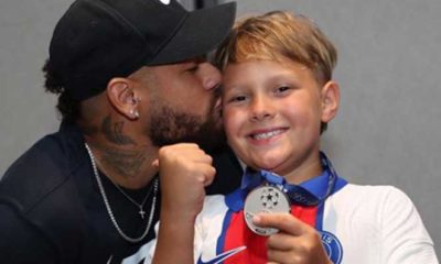 Davi Lucca e Neymar (Foto: Reprodução)