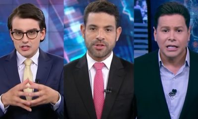 Silvio Santos fez com que Darlisson Dutra fosse promovido no Primeiro Impacto e Dudu Camargo e Marcão do Povo perdessem espaço no SBT (Créditos: Reprodução)