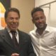 Neymar e Silvio Santos. Foto reprodução Instagram