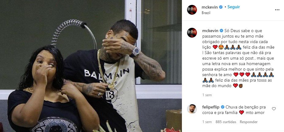 Dona Val e Mc Kevin (Foto: Reprodução)