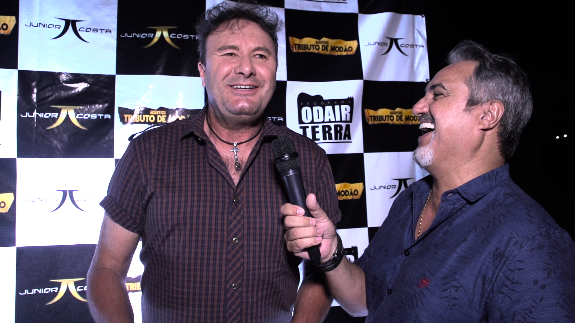 Paraná, que marcou época ao lado de Chico Rey, em entrevista com Odair Terra (Foto: Divulgação)