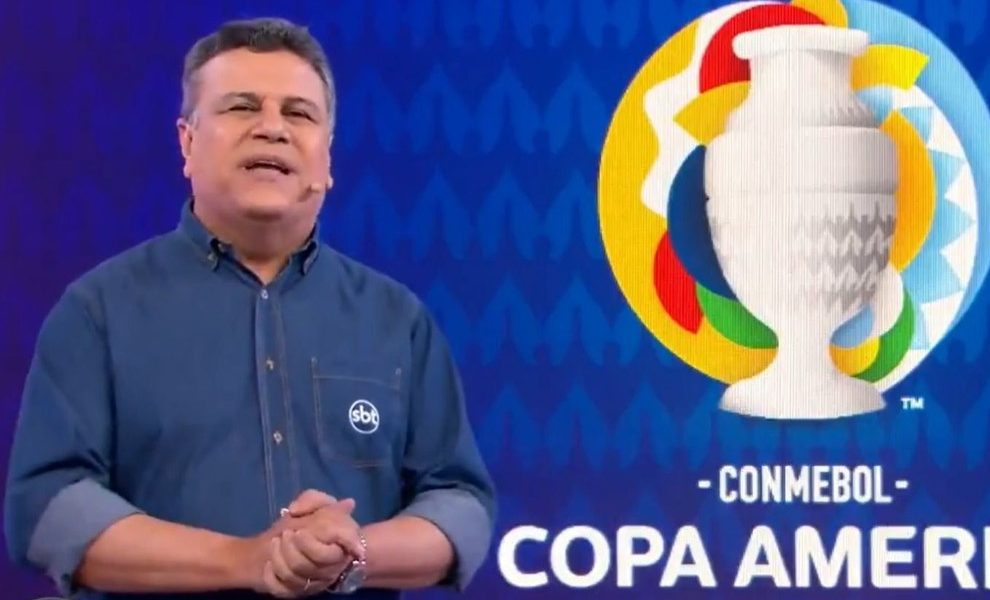 Téo José será o narrador da Copa América no SBT. Foto reprodução