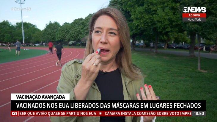 Carolina Cimenti (Foto: Reprodução / GloboNews)