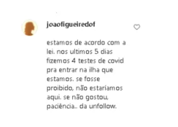 Marido de Sasha se irritou com um comentário (Foto: Reprodução)
