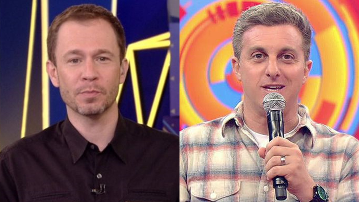 Tiago Leifert e Luciano Huck (Foto: Reprodução)