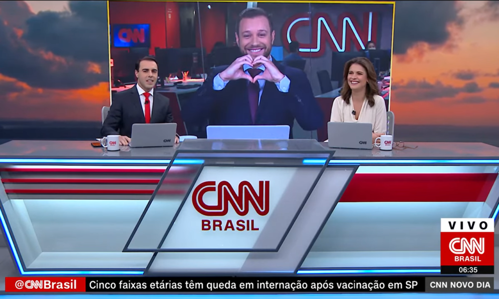 Vale lembrar que a CNN Brasil não é a mesma empresa de sua 'mãe' americana (Foto: Reprodução)