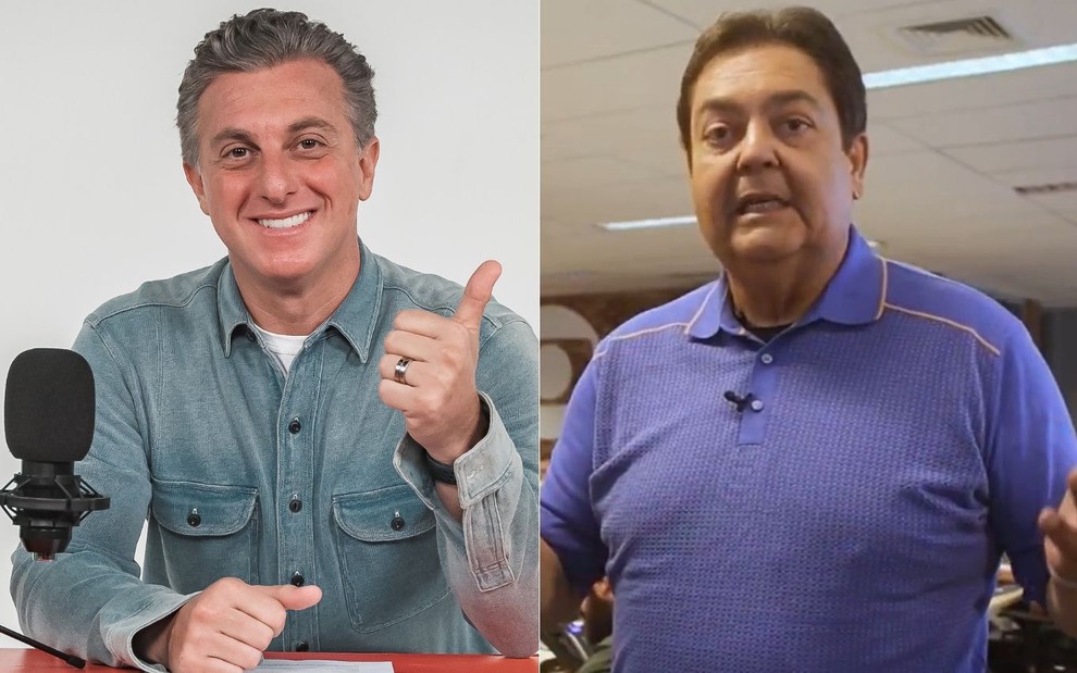 De fato, Faustão será substituído por Luciano Huck na Globo (Créditos: Reprodução)