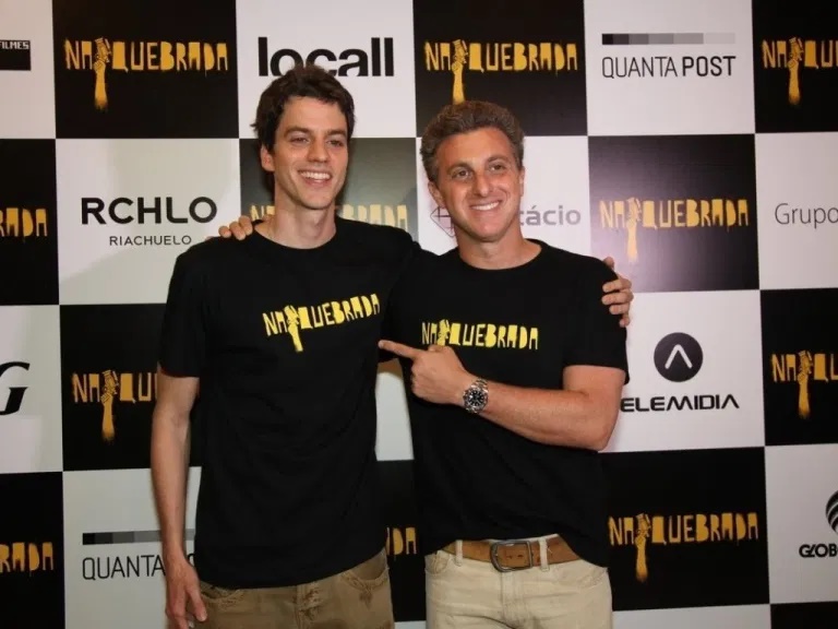 Luciano Huck e o irmão, Fernando Grostein (Foto: Reprodução)