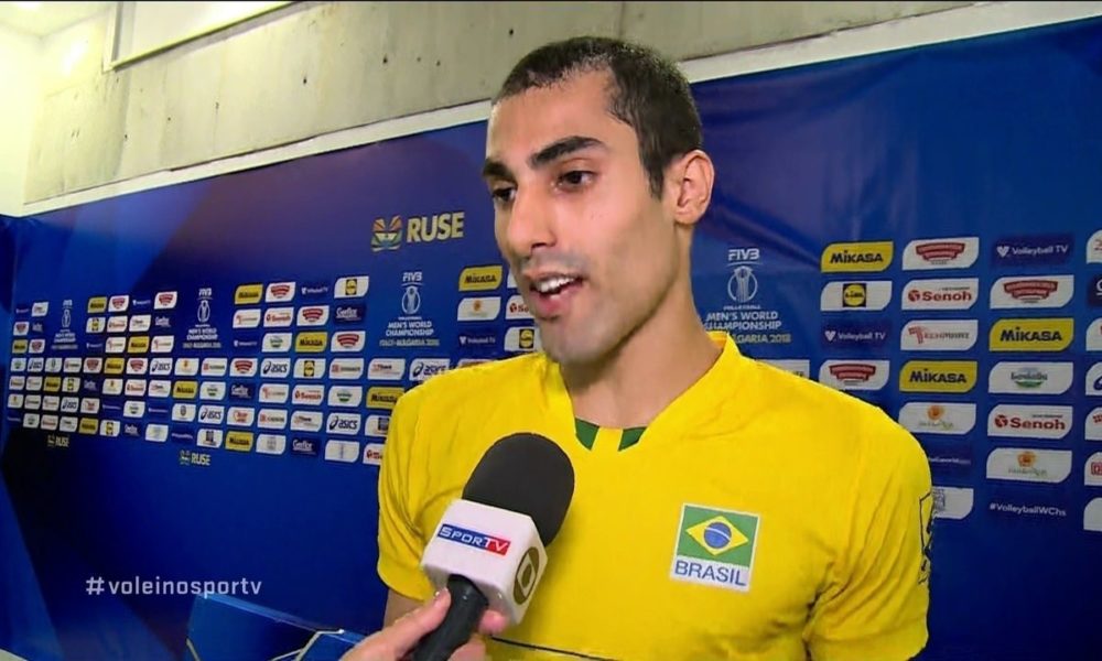 Douglas Souza, integrante da seleção brasileira de vôlei nas Olimpíadas de Tóquio (Foto: Reprodução)