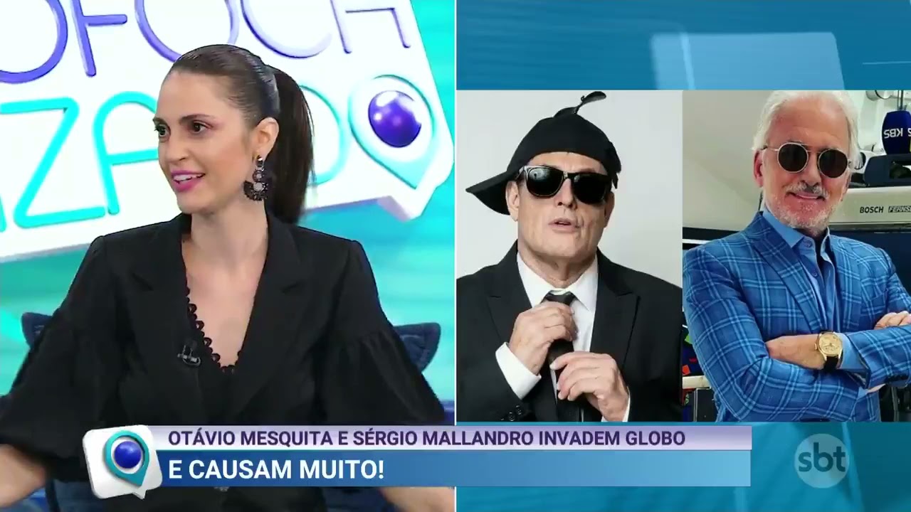 Otávio Mesquita e Sérgio Mallandro surtam e resolvem invadir a TV Globo; seguranças reagem às pressas