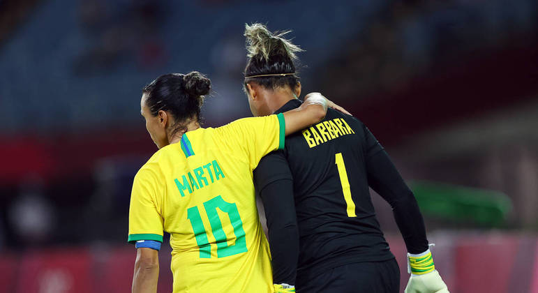 O Brasil caiu diante do Canadá nas quartas de finais dos Jogos Olímpicos, mesmo com Galvão Bueno na torcida. AMR ABDALLAH DALSH/REUTERS - 30.07.2021