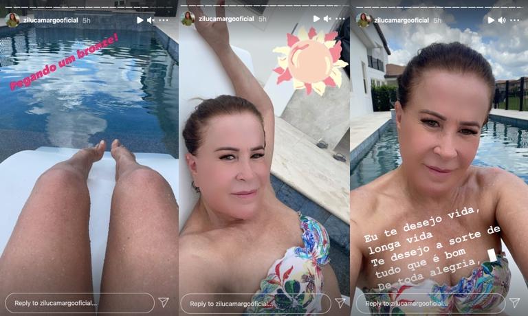 Em seu Instagram, Zilu sensualiza com seguidores e expõe ótima forma aos 63 anos (Foto: Reprodução/ Instagram)