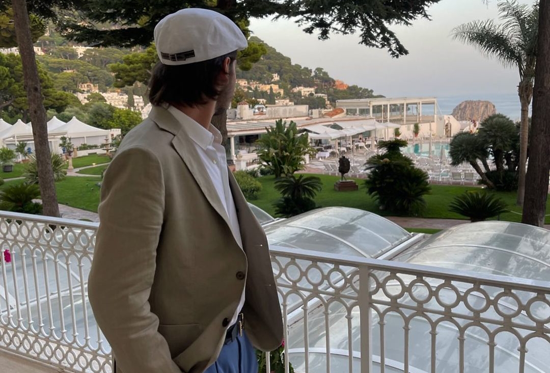 João Guilherme é filho de Faustão e esta passando férias na Itália (Foto: Reprodução)