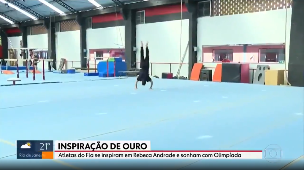 Diego Haidar, da Globo, surpreendeu a todos após dar um salto mortal digno das Olimpíadas de Tóquio ao vivo no RJTV. Confira o vídeo.